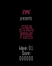 Star Fire Title Screen